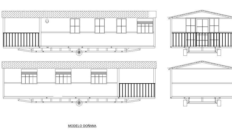 Mobil home Doñana NUEVO 10,5x4m