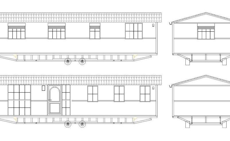 Sanabria mobil home NUEVO 10,5X4,3m