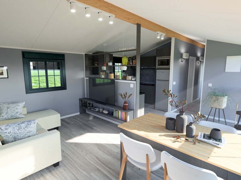 Sanabria mobil home NUEVO 10,5X4,3m