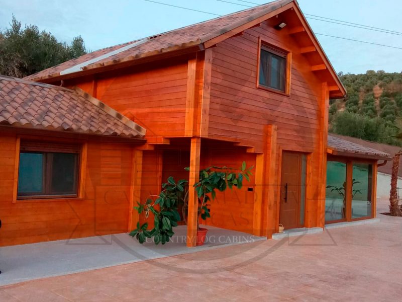 Casa de madera prefabricada mod Donald