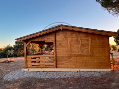 Casa de madera prefabricada mod Amelie