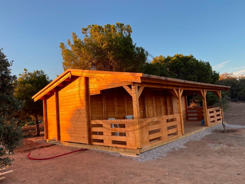 Casa de madera prefabricada mod Amelie