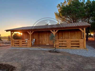 Casa de madera prefabricada mod Amelie