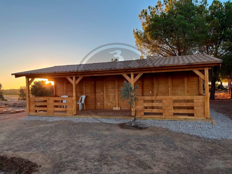 Casa de madera prefabricada mod Amelie