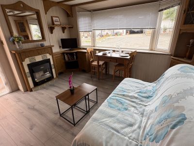 Gran Mobil Home Inglés residencial 12x4m